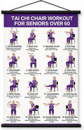 ☯Tai Chi Chair Workout Chart for Seniors