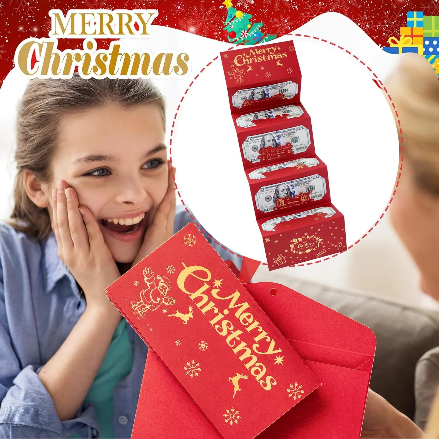 💸Christmas Cash Gift Envelope