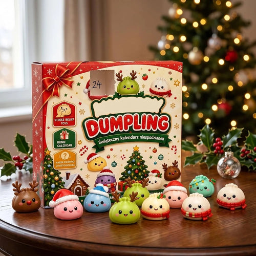 🎅2026 Christmas Squishy Advent Calendar - 24 Days Dumpling Squishies Toys