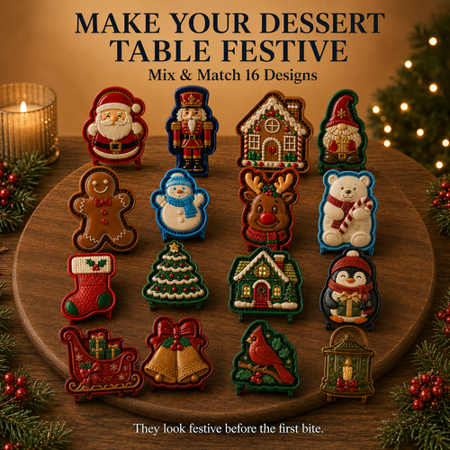 🎄16-Design Christmas Mini Pie Mold Collection