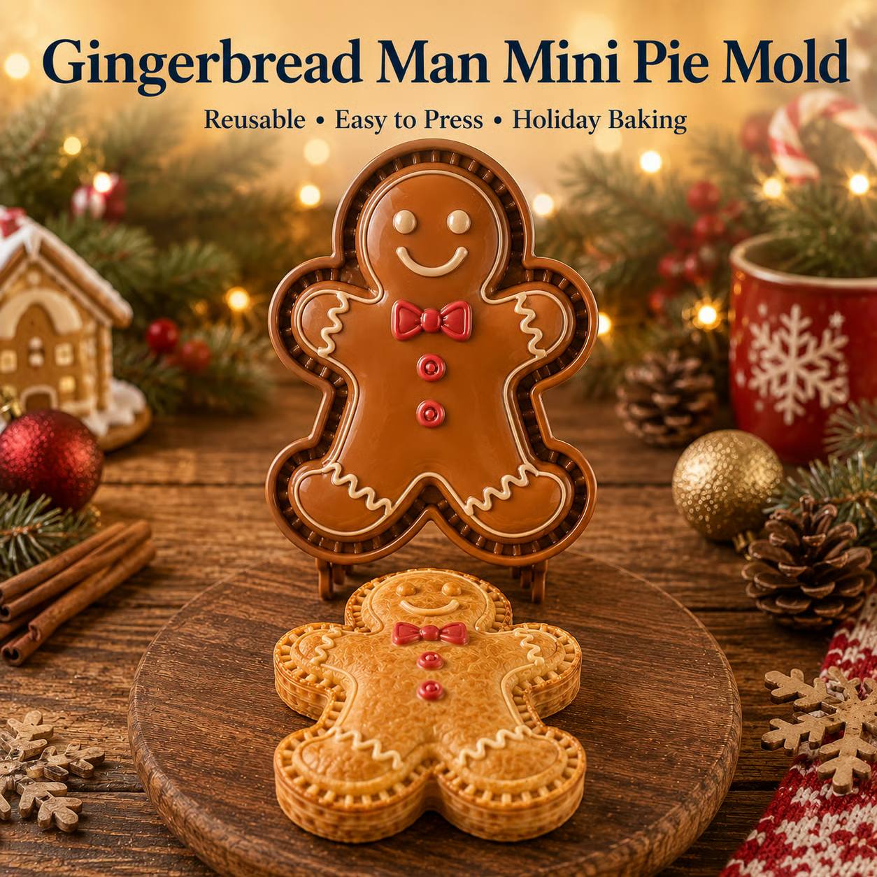 🎄16-Design Christmas Mini Pie Mold Collection