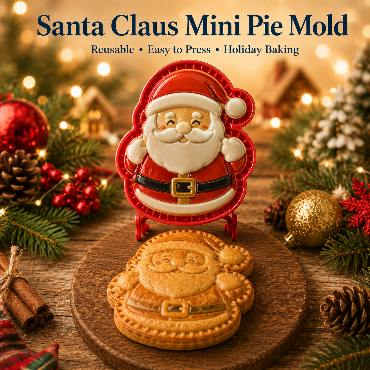 🎄16-Design Christmas Mini Pie Mold Collection