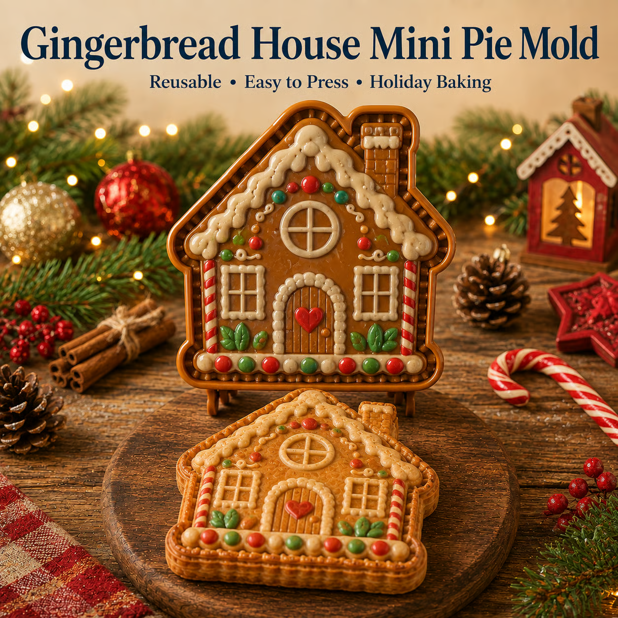 🎄16-Design Christmas Mini Pie Mold Collection