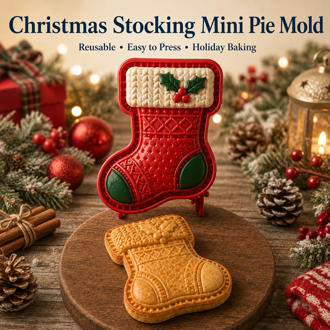 🎄16-Design Christmas Mini Pie Mold Collection