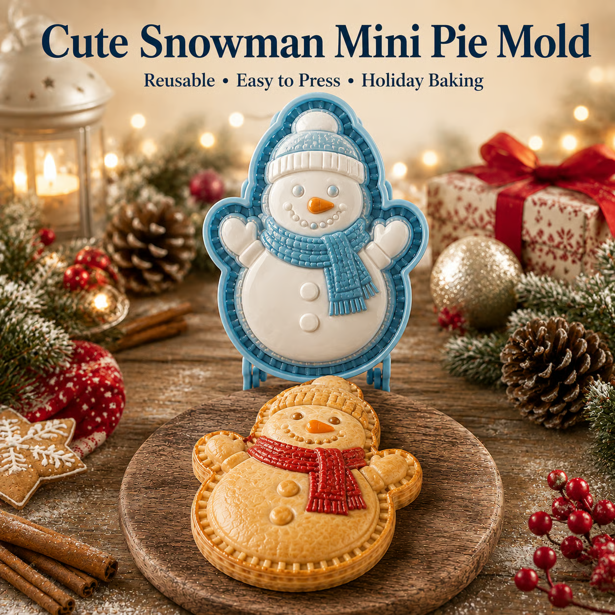 🎄16-Design Christmas Mini Pie Mold Collection