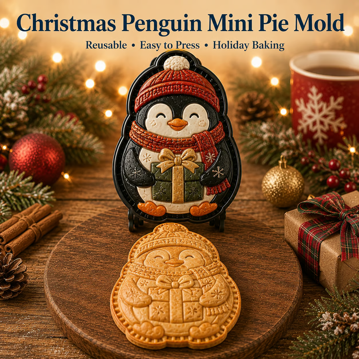 🎄16-Design Christmas Mini Pie Mold Collection