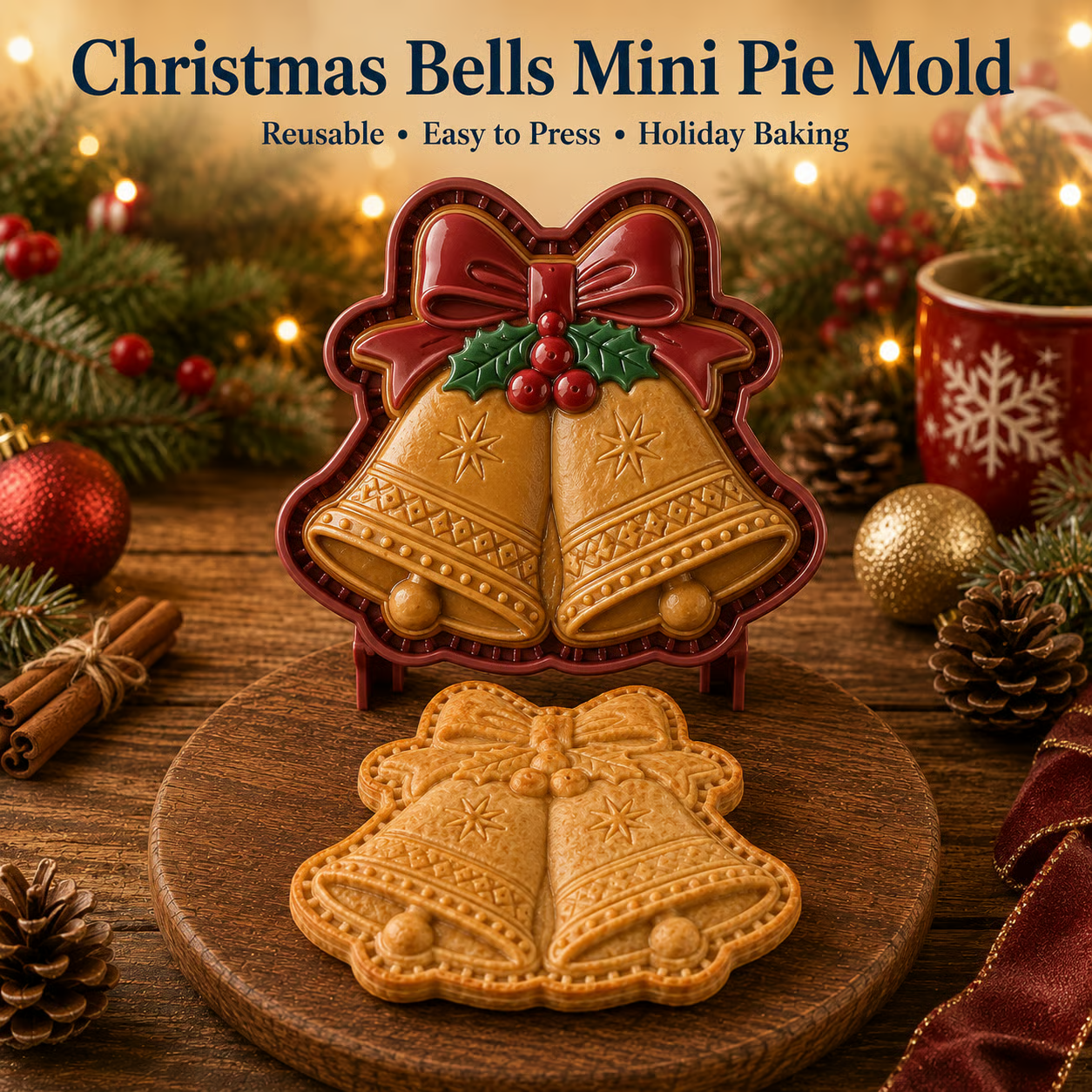 🎄16-Design Christmas Mini Pie Mold Collection