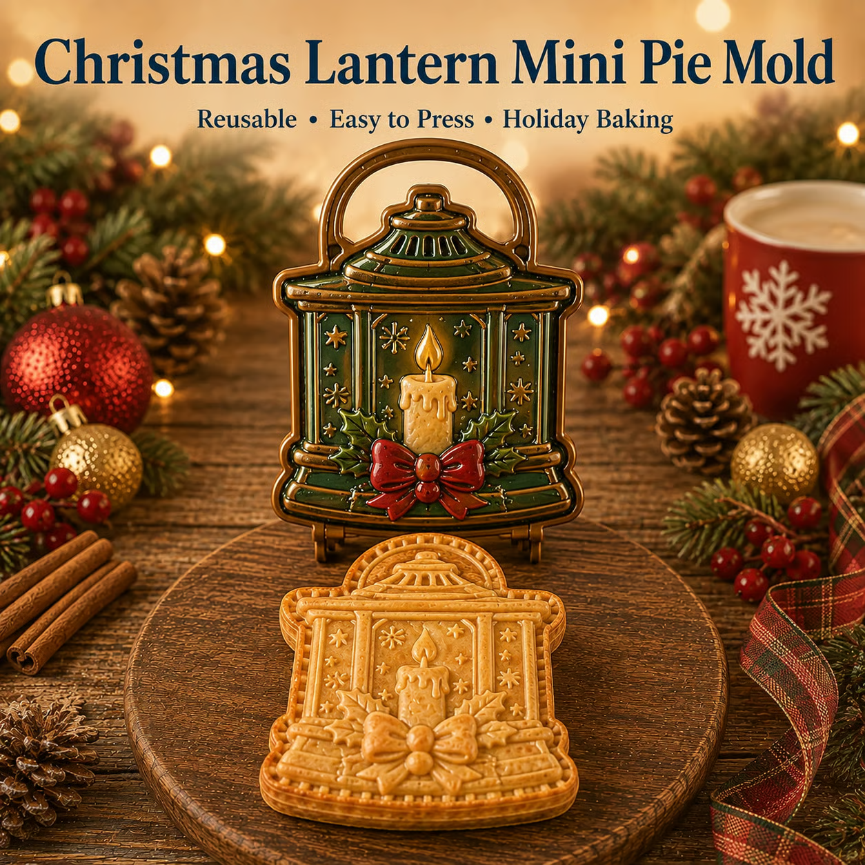 🎄16-Design Christmas Mini Pie Mold Collection